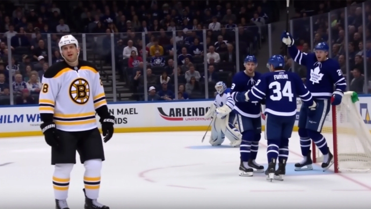 David Pastrňák v Tichosti Sleduje, jak Boston Bruins Podlehli Toronto Maple Leafs ve Šestém Zápase, který Rozhodne Sedmý Duel