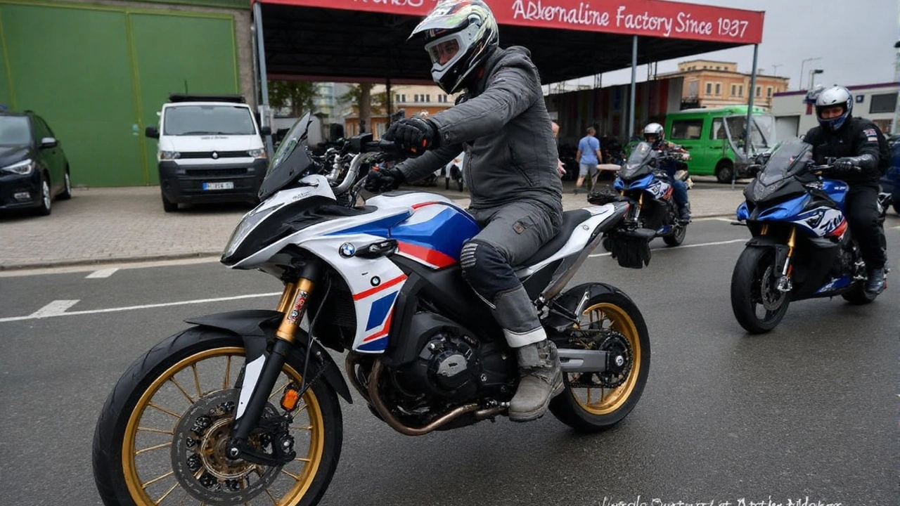 MotoGP Brno: Prezident Petr Pavel přijel na vlastní motorce a odstartoval hlavní závod