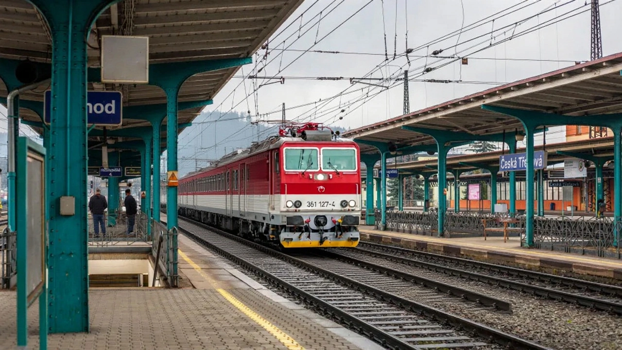Srážka vlaku s člověkem přerušila provoz na klíčové trati mezi Pardubicemi a Kostěnicemi