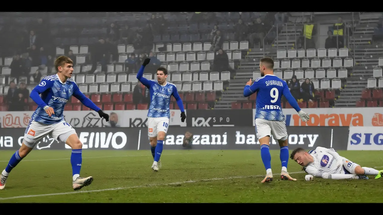 Janošek rozhodl moravské derby: Sigma přejela Slovácko 2:1